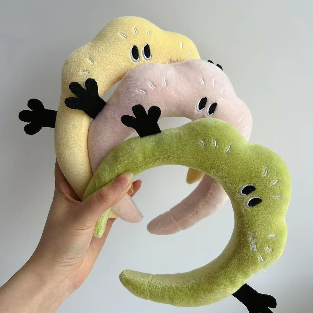 【店铺热销】甜美可爱搞怪布制毛绒女款秋冬发箍洗漱专用头饰