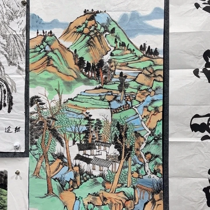 纸本中式作品欣赏展览