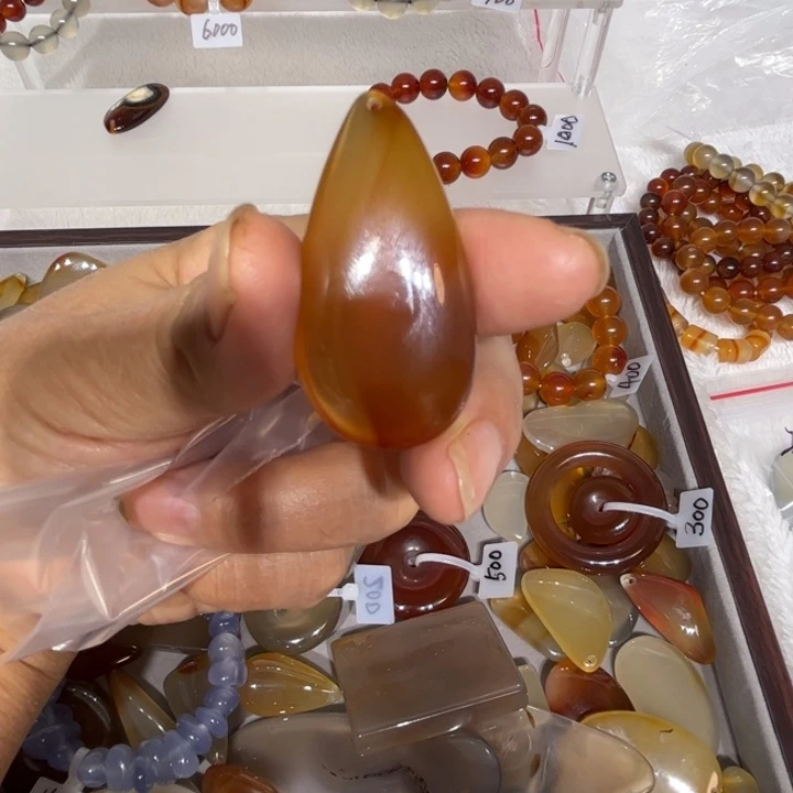 思***念玛瑙/玉髓合金颈饰002