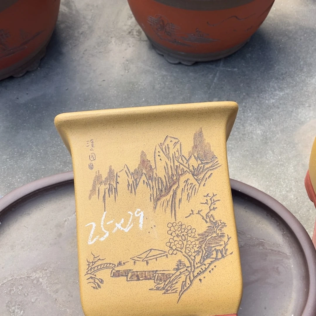 紫砂花盆盆景艺术