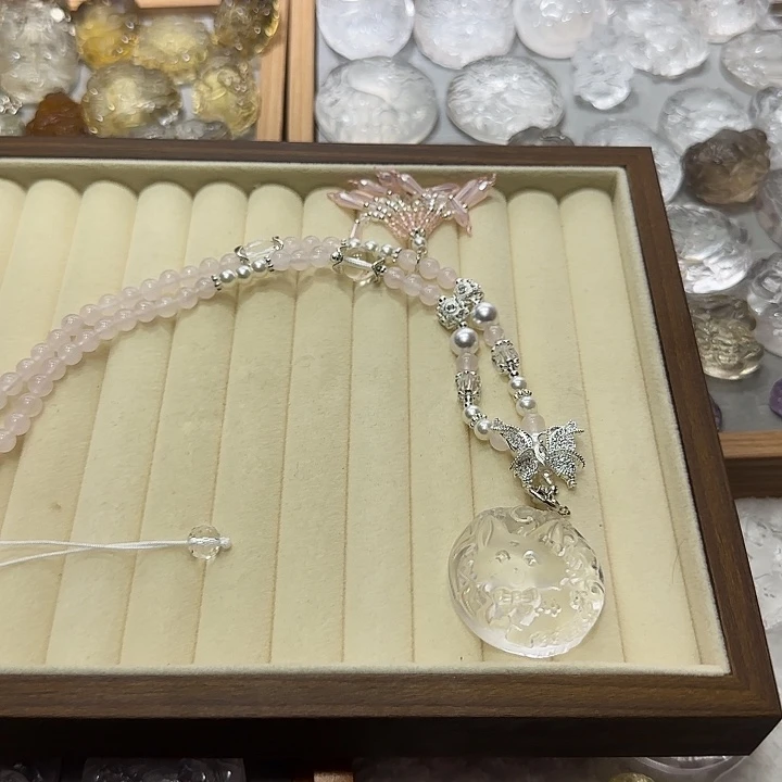 颈饰银S925镶嵌水晶