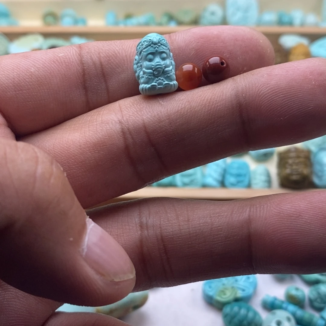文***阁未镶嵌南红玛瑙珠宝半成品