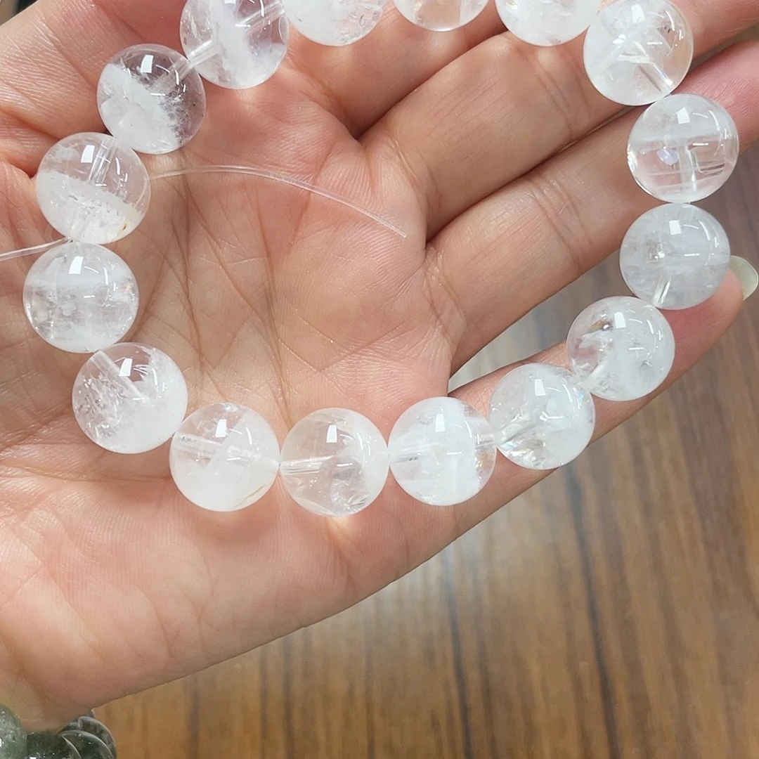 手串水晶未镶嵌手串白幽灵
