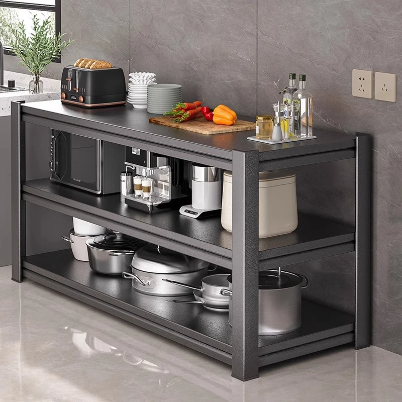 家用多层置物架仓储储物架阳台厨房灶台收纳铁架子货物架子超市货