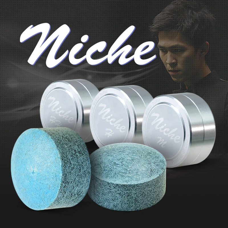 泰国Niche皮头斯诺克职业杆头中式黑八小杆头通用皮头
