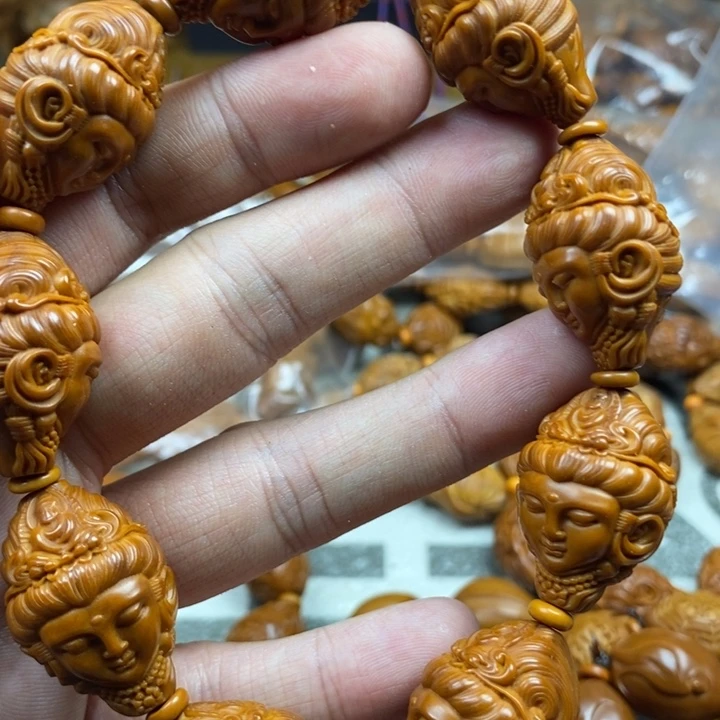 橄榄核手串/手链橄榄核雕工艺手串