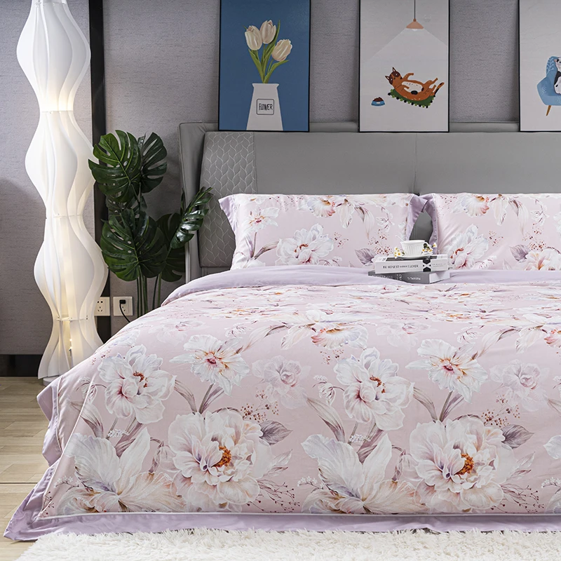 【宠粉福利】高端天丝棉四件套-花涧入梦D