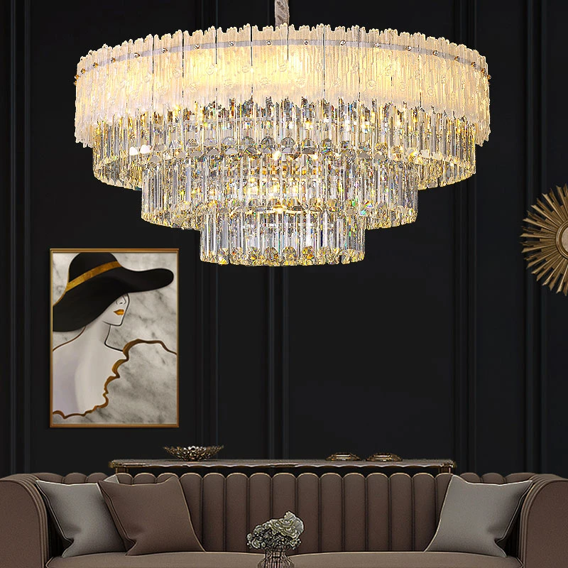 2025新款轻奢主美式吊灯创意吊灯房间灯餐厅书房灯北欧简约大气