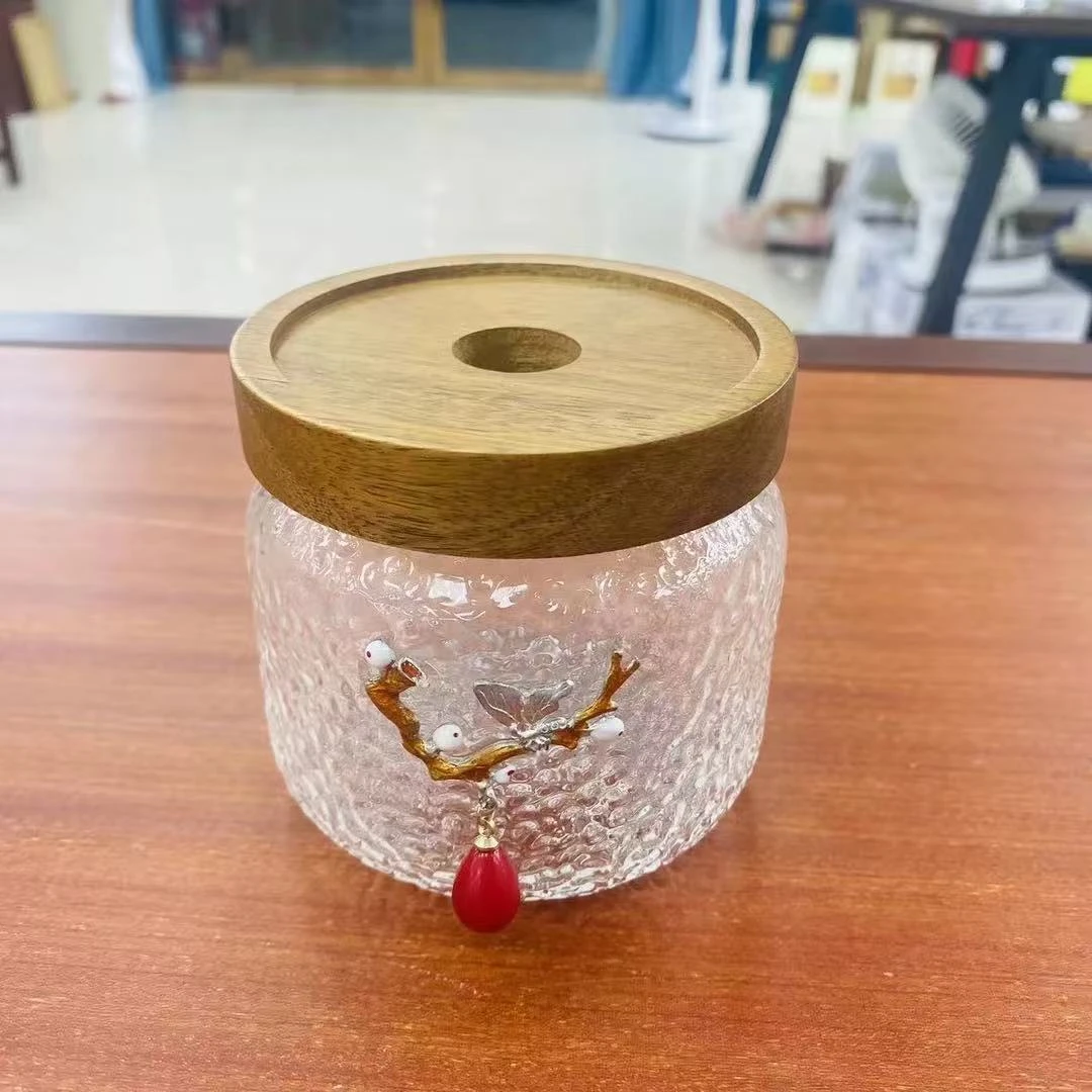 红一点锤纹储藏罐密封罐单只