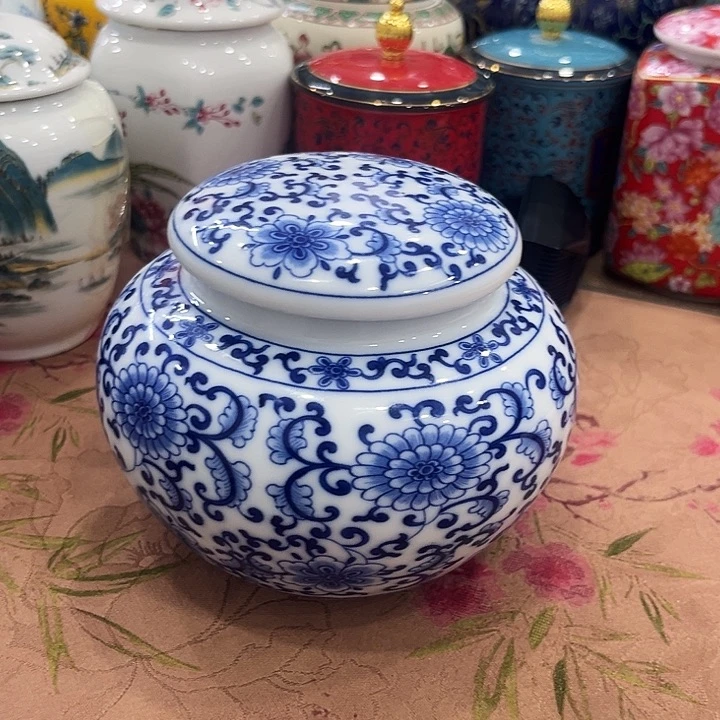 陶瓷制品高端茶叶罐