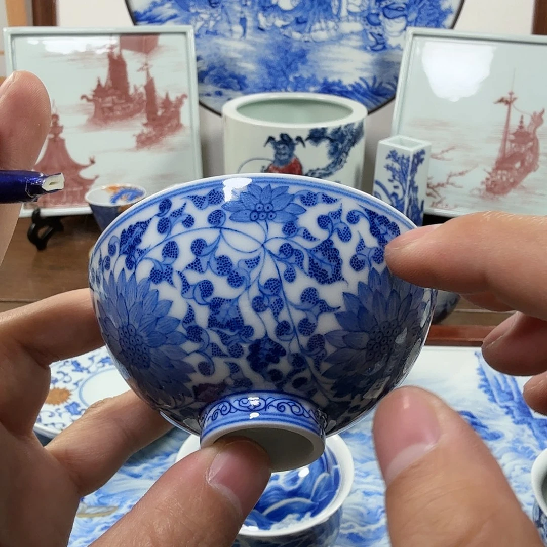 全手工全手绘陶瓷