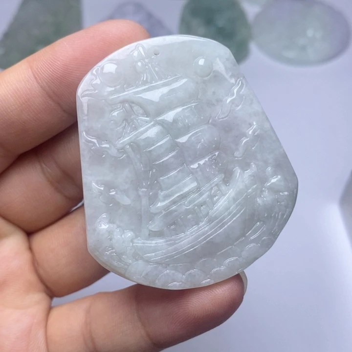 颈饰未镶嵌翡翠翡翠