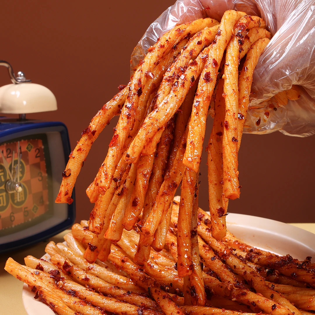 贵州特产即食麻辣烧筋熟食素牛筋儿时怀旧辣条素面筋香辣有零食