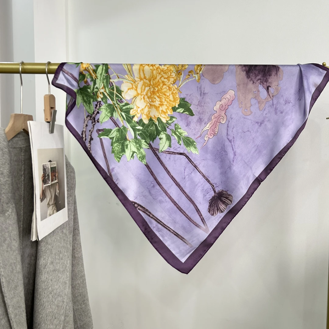 f70-12  丽景缎70*70左右气质丝巾方巾时尚