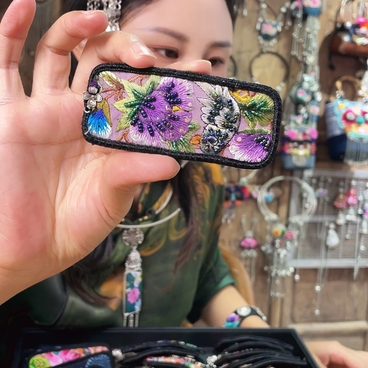 苗绣发饰发夹发卡