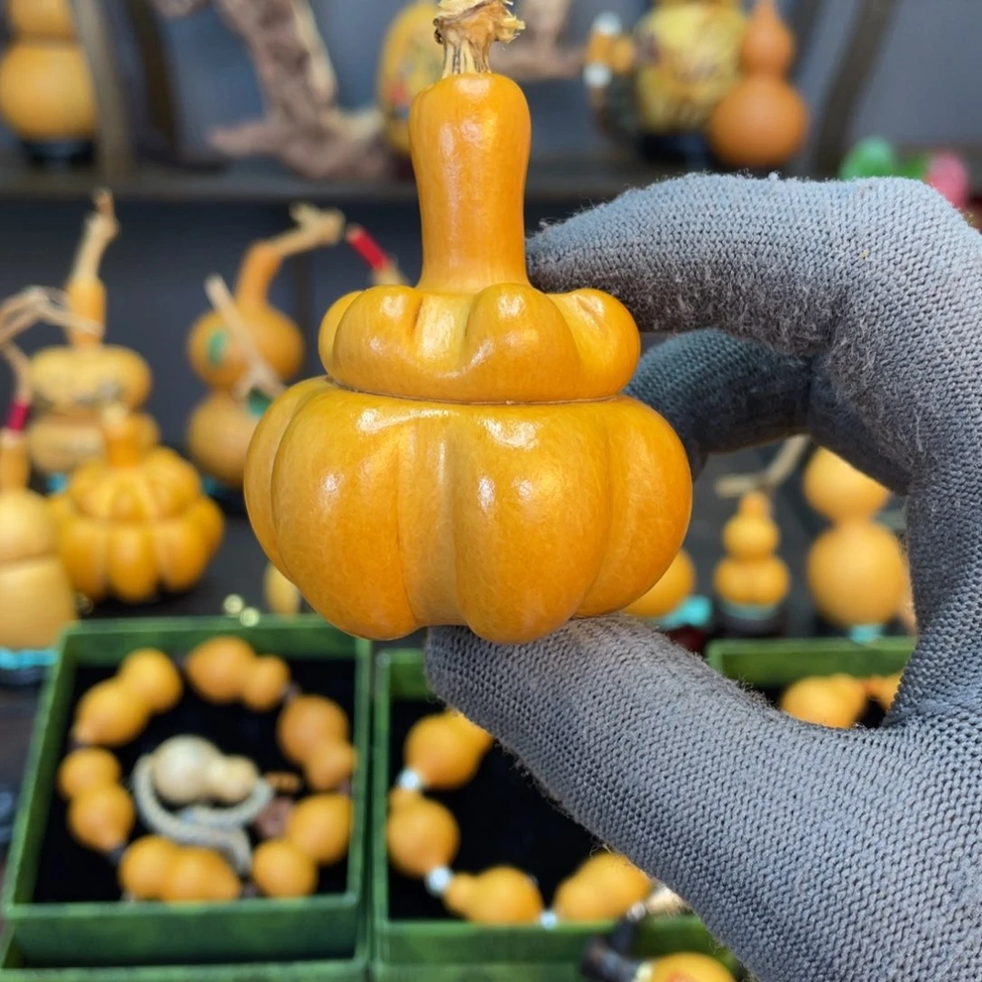 花墩    天然老皮葫芦手把件摆件直播间看款式