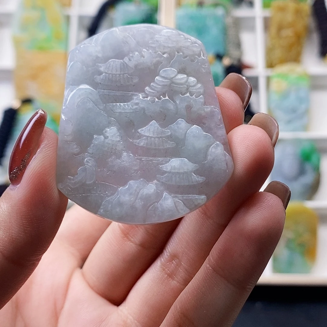 翡翠未镶嵌颈饰翡翠A货