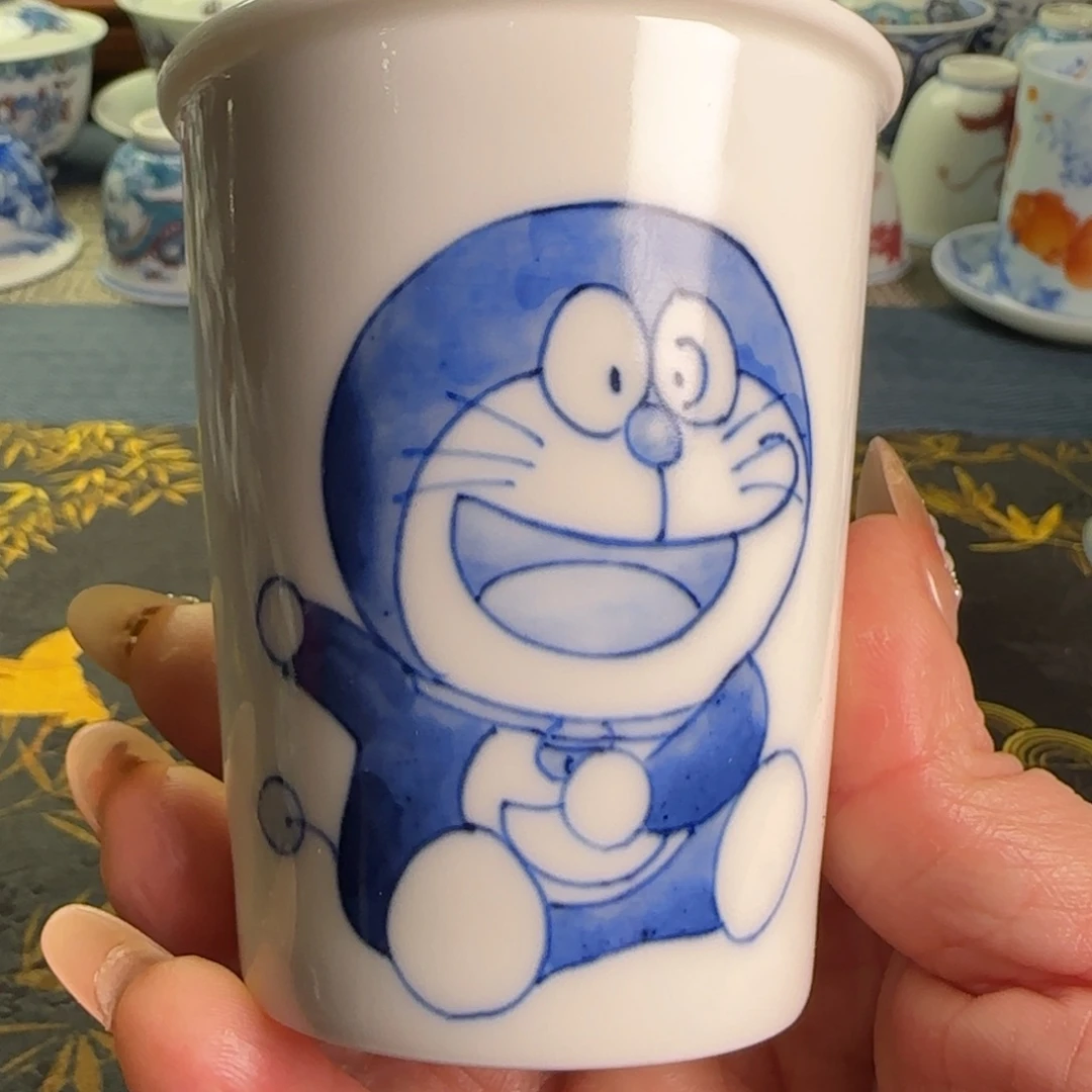 瓷片哆啦A梦可乐杯一件一件