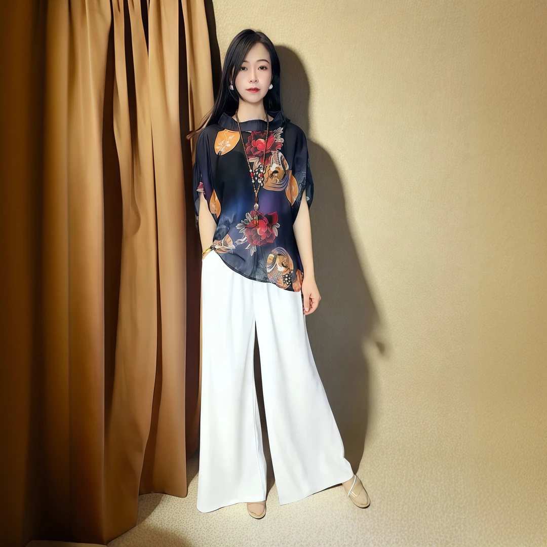 气质时尚夏季休闲优雅设计师轻奢上衣008