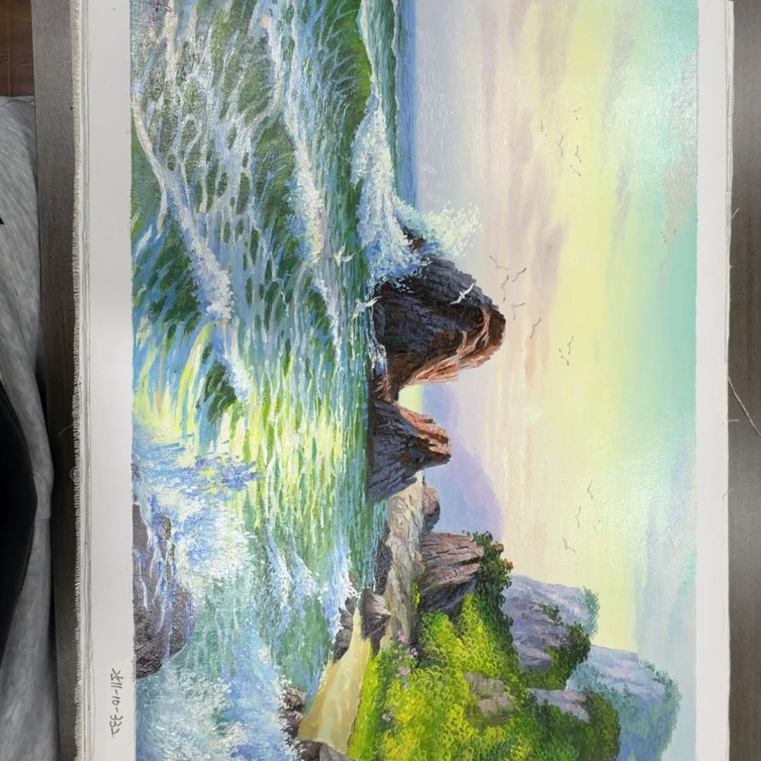 油画加油加油努力加油努力