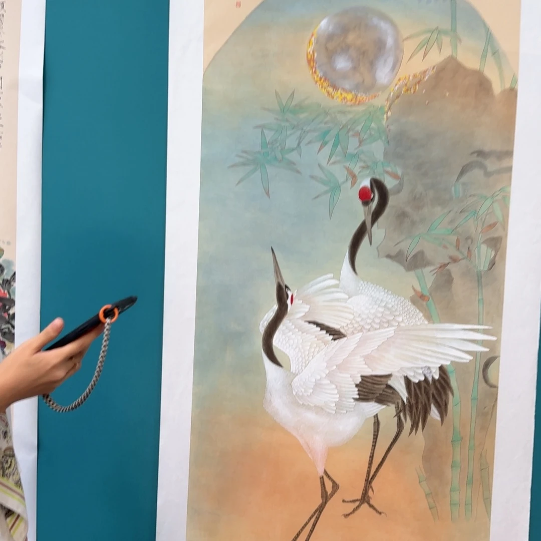 国画国画作品山水花鸟