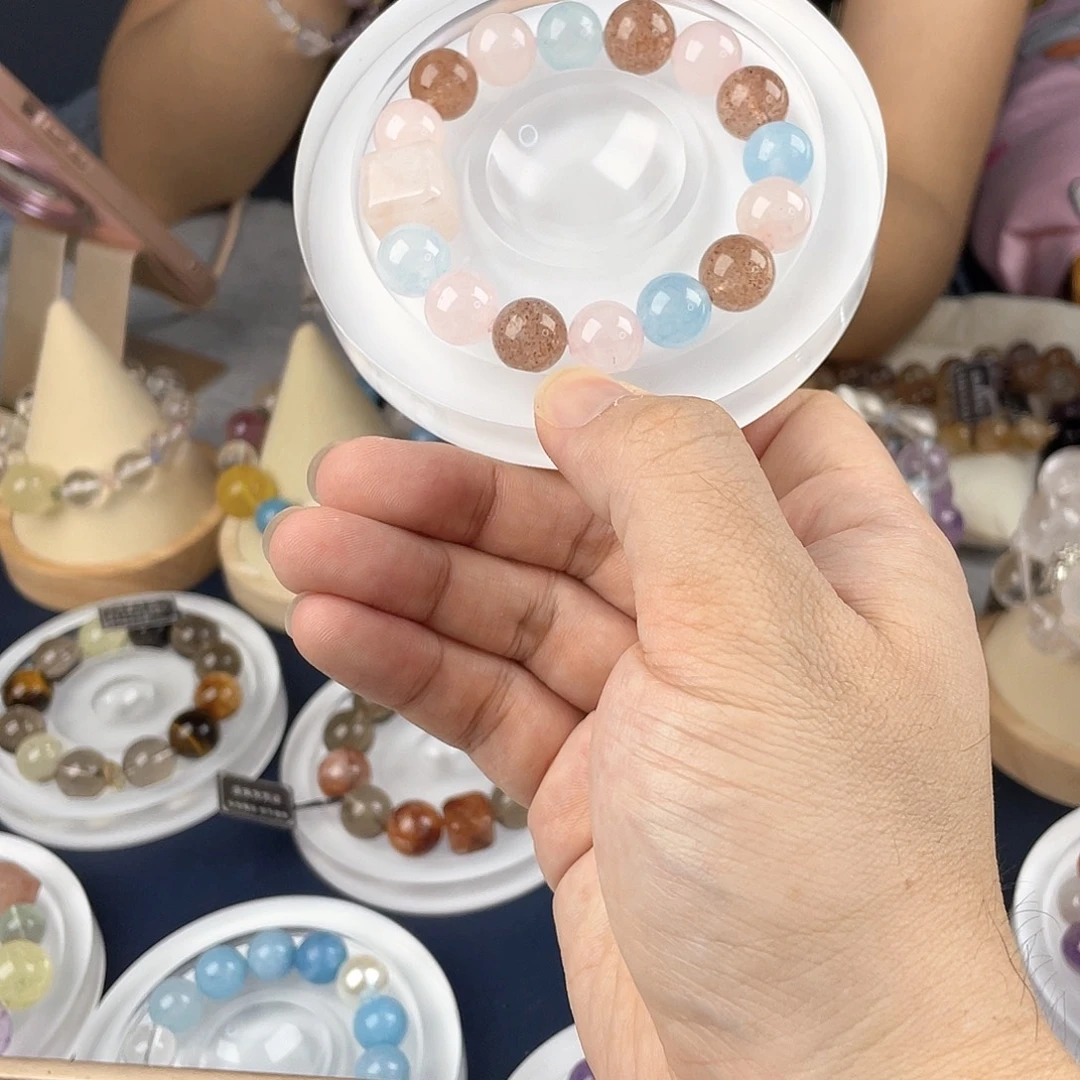 银S925镀金镶嵌手链水晶