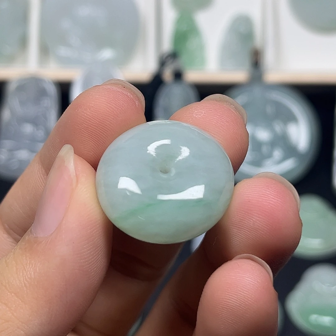 颈饰未镶嵌翡翠缅甸天然翡翠