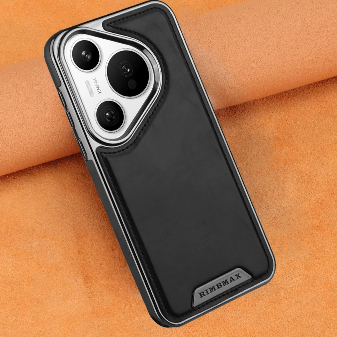 华为Pura70手机壳新款磁吸皮革全包防摔70Pro保护套高档商务适用U