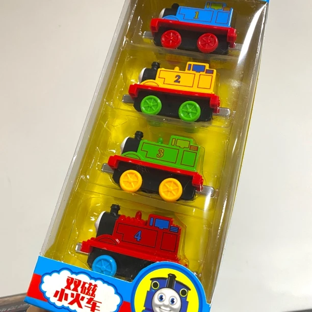双磁合金小火车4只套装