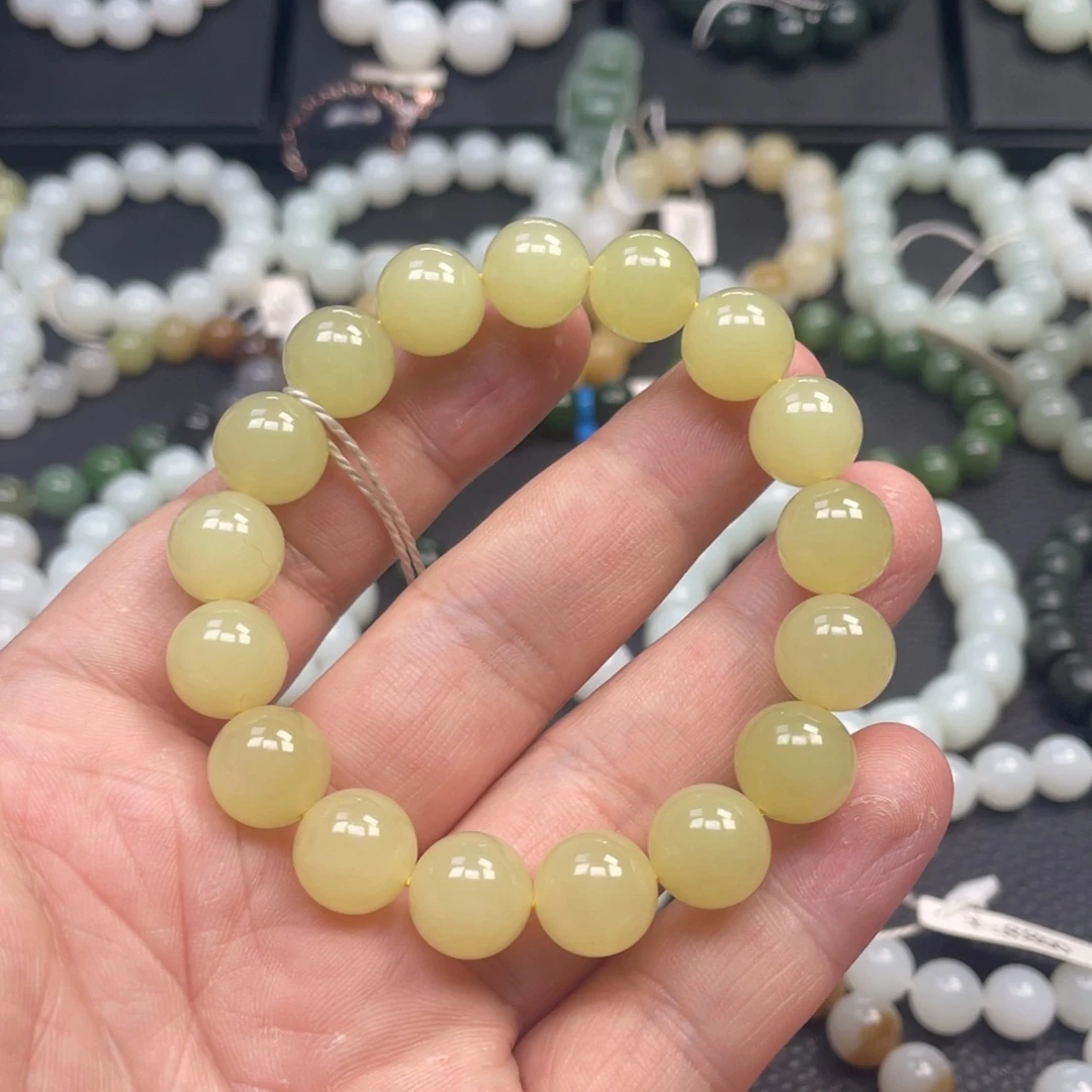 和田玉未镶嵌手链