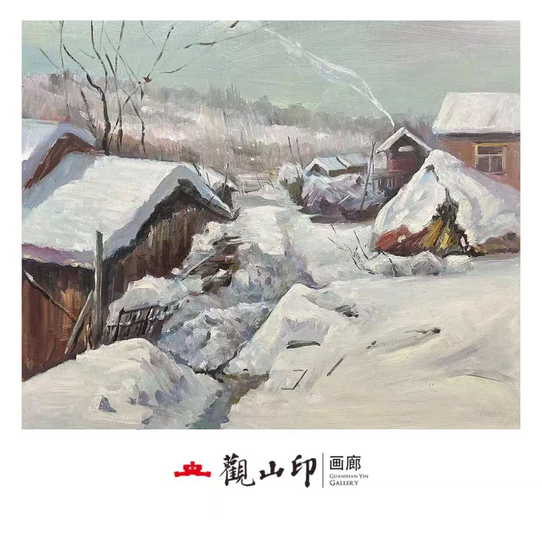 X原创手绘风景油画60x50cm作品5404