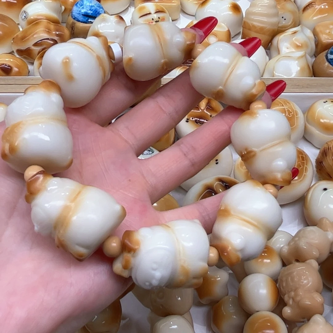 菩提根/象牙果手串7.8.17象牙果炭烤海豹猫