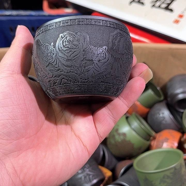 茶杯紫砂全手工紫砂主人杯