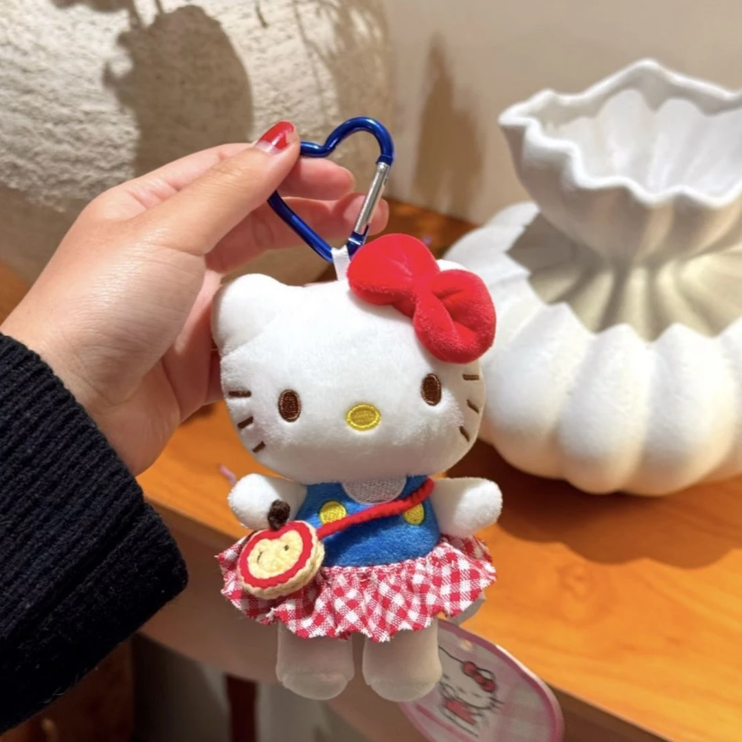 苹果kt猫红裙子挎包挂件包包挂饰