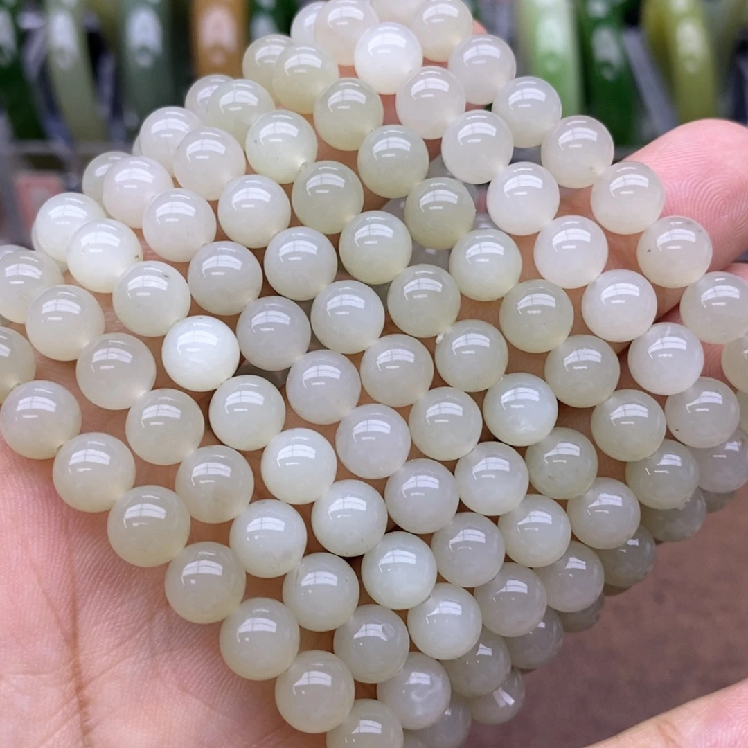 手串未镶嵌和田玉卡8