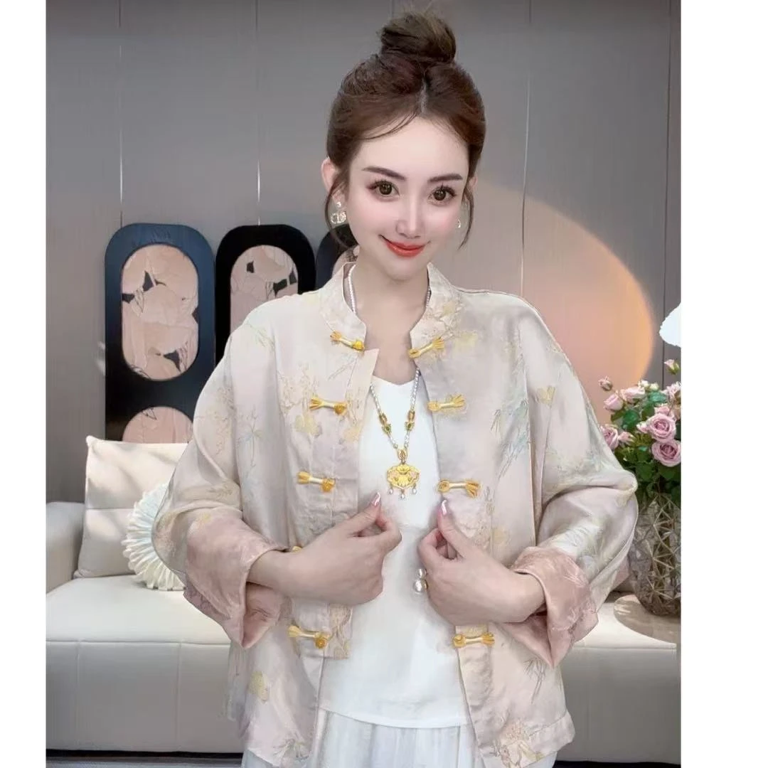 《祥云》新款老料气质百搭上衣外套女