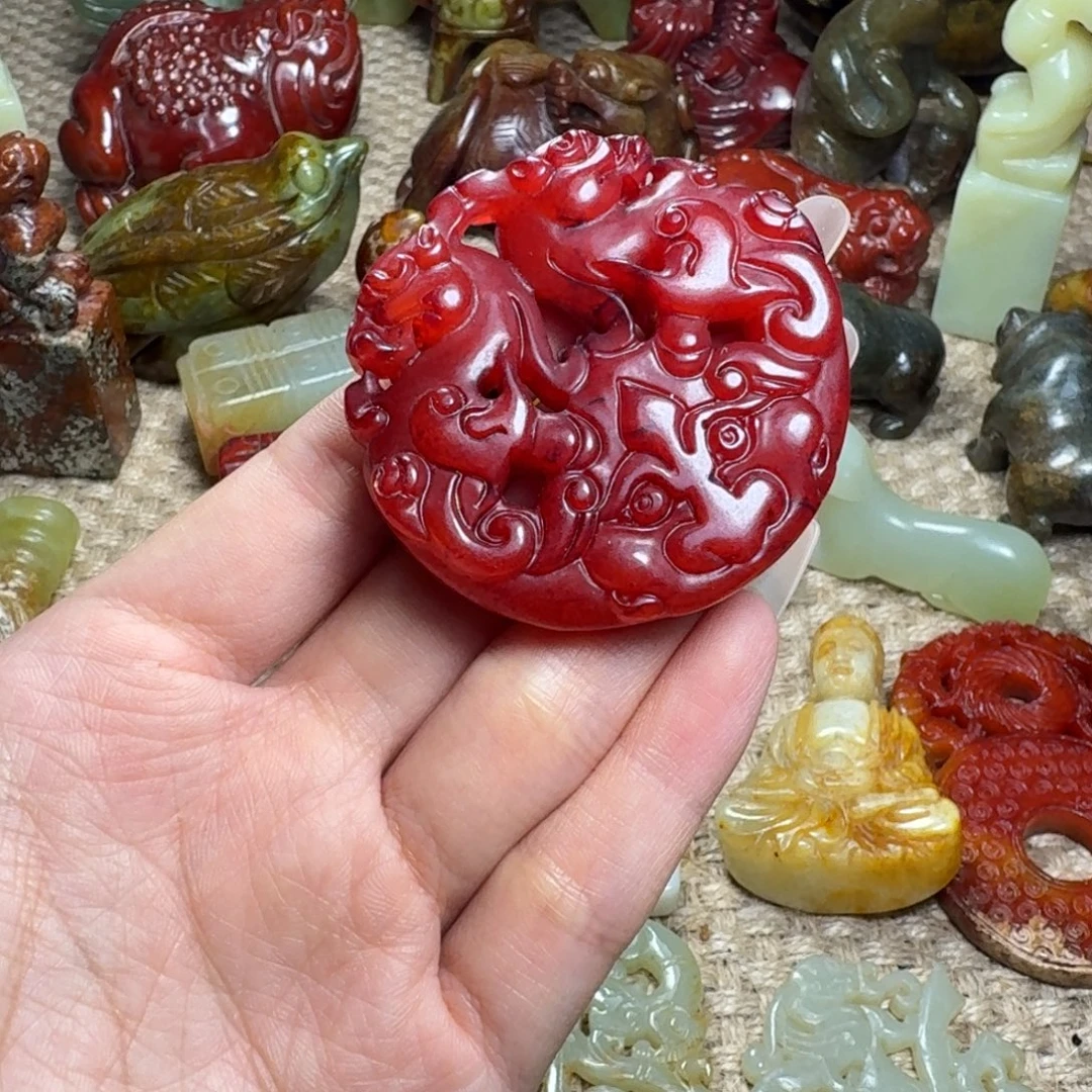 白玉菩提吊坠挂件