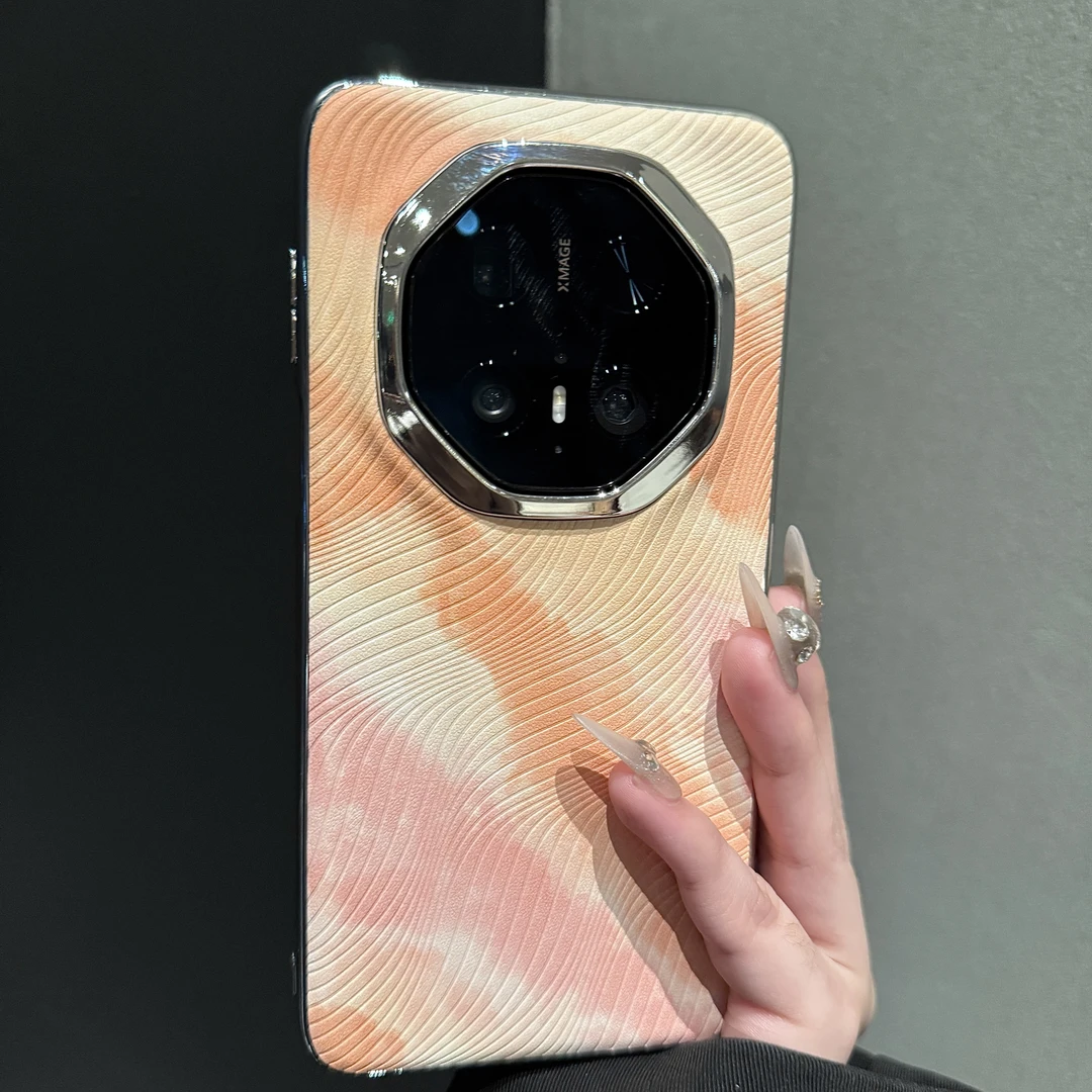 【高品质】ins晕染水波纹适用华为mate70rs非凡大师手机壳mate60 rs