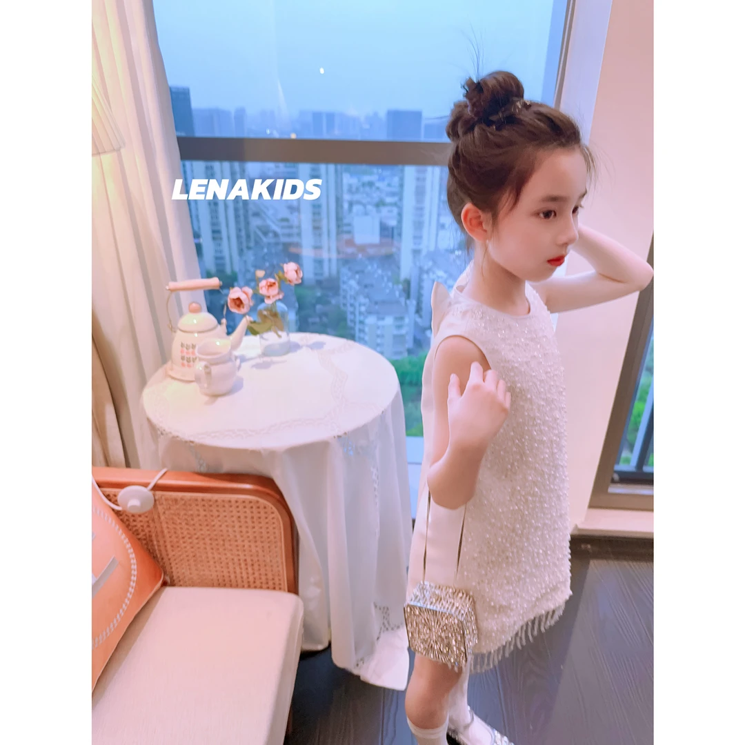 【现货】Lenakids【千金归来·超重工高级感小白裙】洋气女宝25032704
