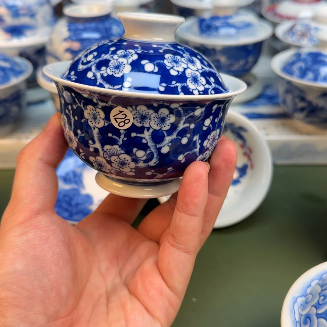 彦祖纯手工手绘茶具128
