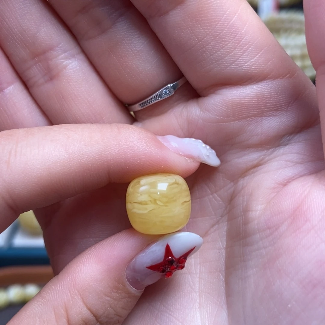 蜜蜡未镶嵌珠宝奇石12.7mm