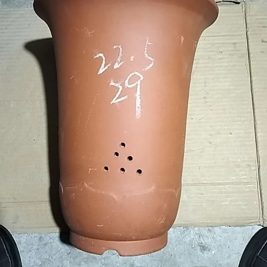 紫砂红泥莲花金钟一个