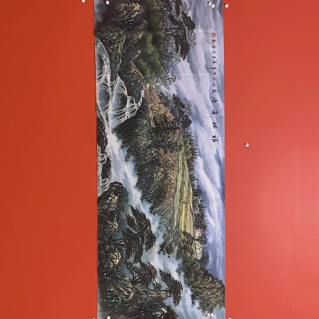 国画山水花鸟国画作品