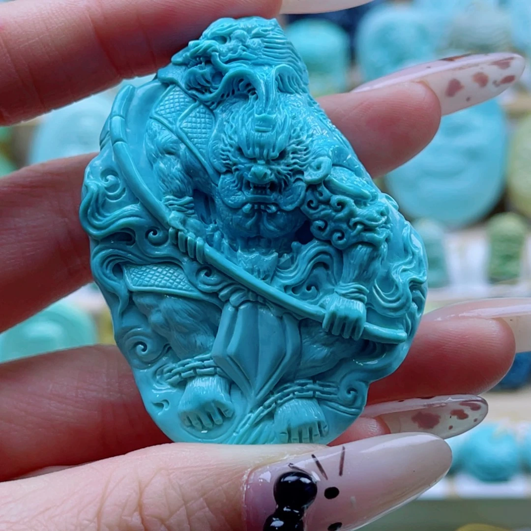 绿松石未镶嵌珠宝奇石