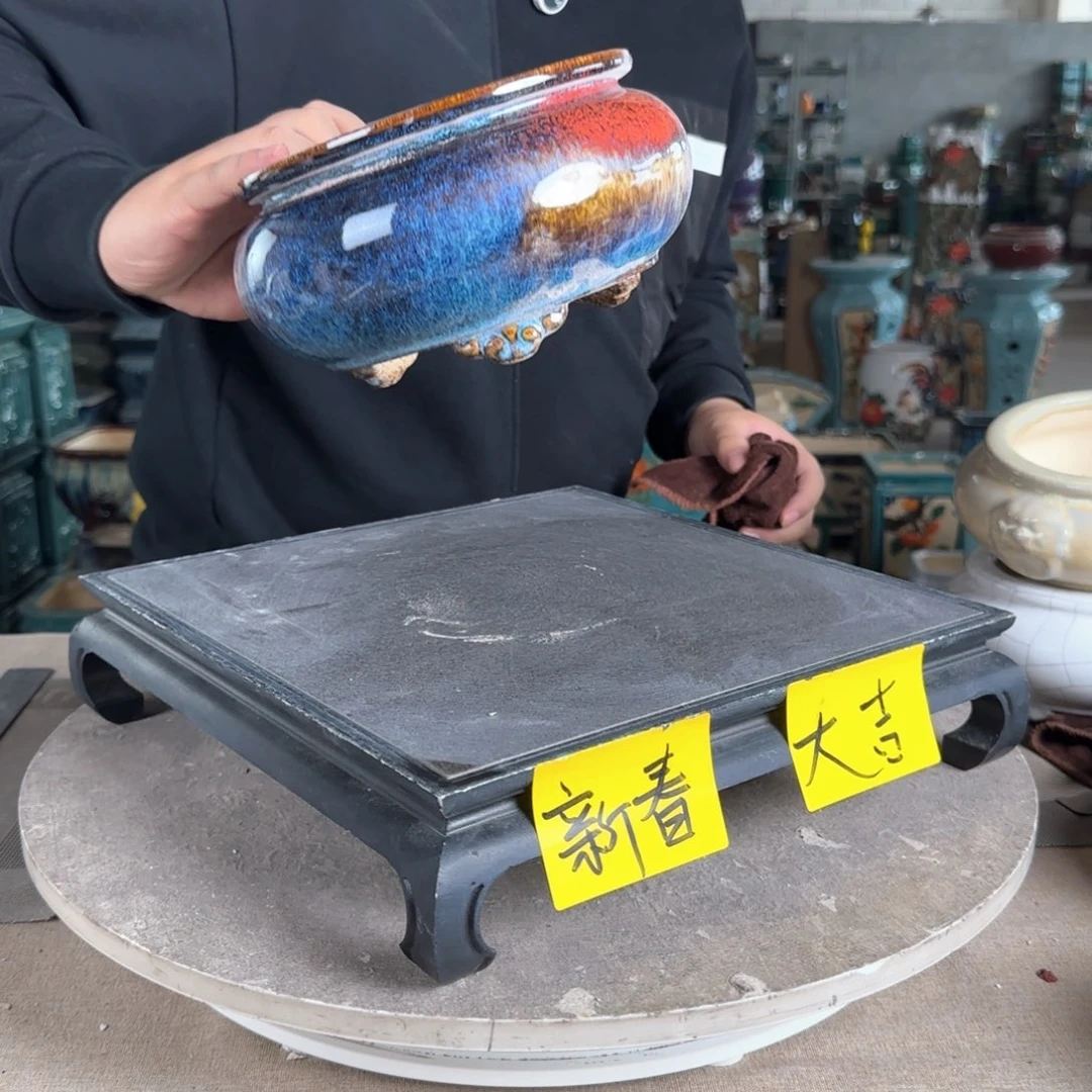 陶。一风堂石湾花盆