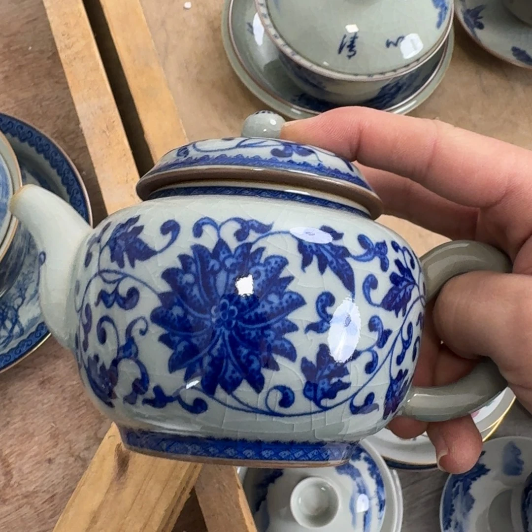 缠枝莲元宝壶老陶泥