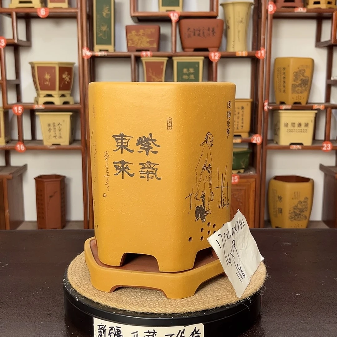 紫砂花盆紫砂花盆