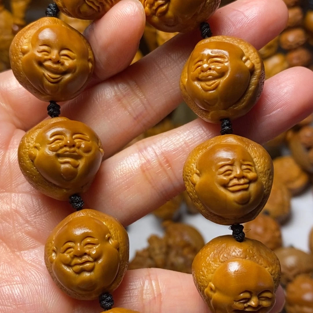 橄榄核手串/手链橘子皮弥勒