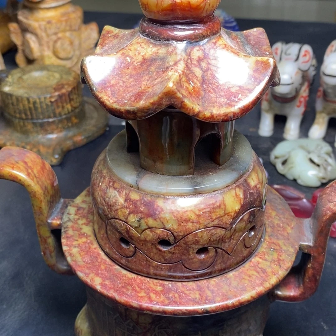 吊坠白玉菩提朴**道精品玉