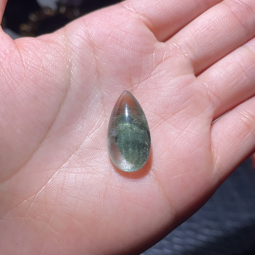 吊坠(不含链)水晶未镶嵌绿幽灵吊坠